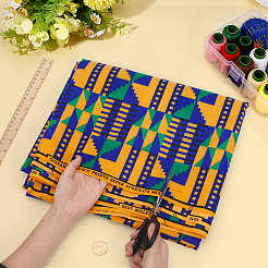African Traditional Wax Print Polyester Fabric&nbsp;DIY-WH0698-083