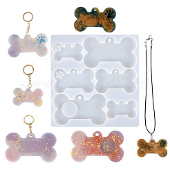 Bone Shape DIY Pendant Silicone Molds&nbsp;X-SIMO-PW0001-327