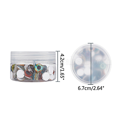 Flat Back Glass Cabochons&nbsp;GGLA-PH0007-93A
