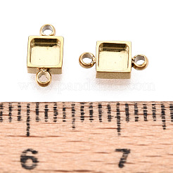 304 Stainless Steel Connector Cabochon Settings&nbsp;STAS-N115-30G