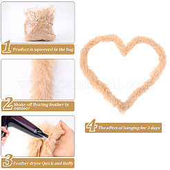 Fibre Top for DIY Hand-Decorated Artificial Wool Strip Accessories&nbsp;FIND-WH20003-98A