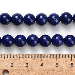 Natural Lapis Lazuli Beads Strands&nbsp;G-H329-C01-8mm