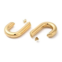 Ion Plating(IP) 304 Stainless Steel Stud Earrings&nbsp;EJEW-Z022-16G
