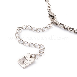 Brass Box Chain Necklaces&nbsp;NJEW-H206-01A-AS