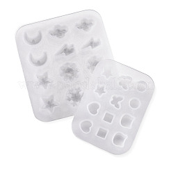 4Pcs DIY Earring Silicone Molds&nbsp;DIY-TADJ0001-16