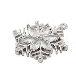 Brass Micro Pave Cubic Zirconia Pendatns&nbsp;KK-I380-02P
