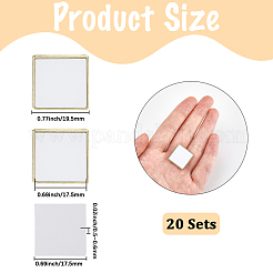 20 Boxs Sublimation Blank Brooch Pins&nbsp;FIND-SP0004-09B