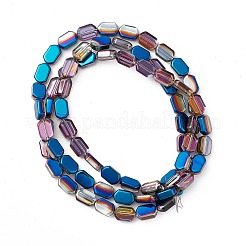 Electroplate Glass Beads Strands&nbsp;EGLA-L042-HP03