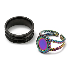 Stainless Steel Finger Rings&nbsp;STAS-XCP0001-70