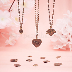 Alloy Pendants for Valentine's Day&nbsp;PALLOY-PH0001-06AB
