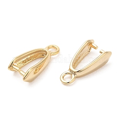 Brass Ice Pick Pinch Bails&nbsp;KK-M250-03G