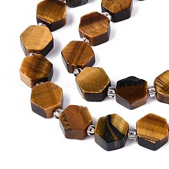 Natural Tiger Eye Beads Strands&nbsp;G-P534-A21-01