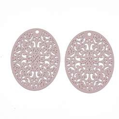 430 Stainless Steel Filigree Pendants&nbsp;STAS-T042-12E