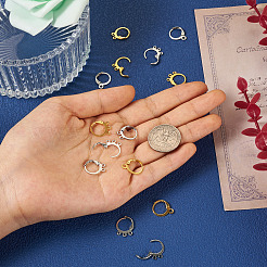 180Pcs 6 Style Brass Leverback Earring Findings&nbsp;KK-PJ0001-19