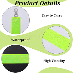 12Pcs Rectangle PVC Pendant Keychains&nbsp;AJEW-CN0005-24A