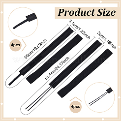8Pcs 2 Styles  Polyester & Cotton Adjustable Hat Sweatband&nbsp;DIY-BC0013-50A