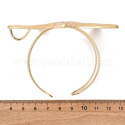 Alloy & Iron Cuff Bangles for Women&nbsp;BJEW-F501-04B-KCG