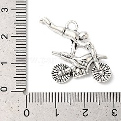 Tibetan Style Alloy Sport Pendants&nbsp;TIBEP-5267-AS-LF