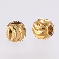 Brass Spacer Beads&nbsp;KK-G312-01G-3mm-G