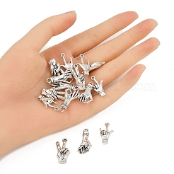 15Pcs 3 Styles Tibetan Style Alloy Pendants&nbsp;TIBE-FP0001-21