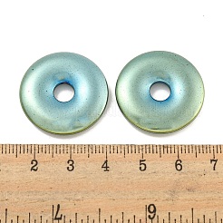 Electroplated Synthetic Non-Magnetic Hematite Pendants&nbsp;G-C136-04B