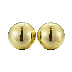5 Sizes Plating Acrylic Beads&nbsp;PACR-LS0001-01G