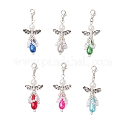 ABS Plastic Imitation Pearl Pendant Decorations&nbsp;HJEW-JM03624