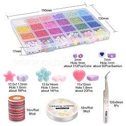 DIY Candy Color Bracelet Making Kit&nbsp;DIY-YW0005-68