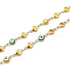 Unisex 304 Stainless Steel Rosary Bead Necklaces&nbsp;NJEW-L457-001A-G