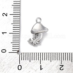 Brass Micro Pave Cubic Zirconia Pendants&nbsp;KK-D288-06P