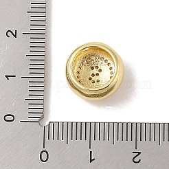 Rack Plating Brass & Cubic Zirconia Pendants&nbsp;KK-Z047-07G-S-RS