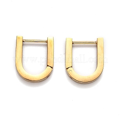 304 Stainless Steel Huggie Hoop Earrings&nbsp;STAS-J033-12B-G