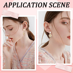 Brass Stud Earring Findings&nbsp;KK-BBC0028-29B