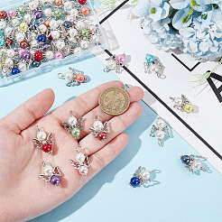 Acrylic & Alloy Pendants&nbsp;PALLOY-HY00029