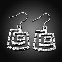 Screw Shape Brass Dangle Earrings&nbsp;EJEW-BB11986