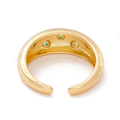 Cubic Zirconia Cuff Rings&nbsp;RJEW-P026-07G