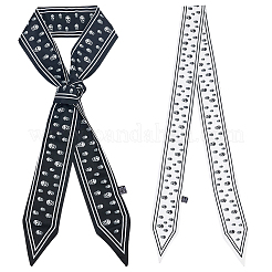 2Pcs 2 Colors Protection Polyester Scarf for Women&nbsp;DIY-CY0002-05