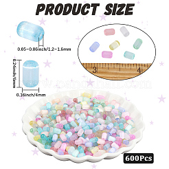 600Pcs Drawbench Style Glass Seed Beads&nbsp;SEED-PA0001-25C