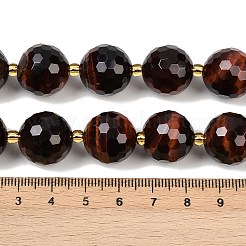 Natural Tiger Eye Beads Strands&nbsp;G-C249-A21-16mm