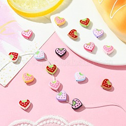 18Pcs 9 Colors Baking Paint Alloy Beads&nbsp;FIND-CJ0002-90