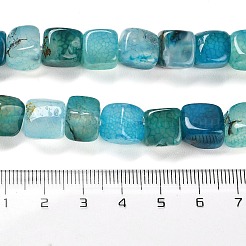 Natural Dragon Veins Agate Beads Strands&nbsp;G-NH0018-A04-01