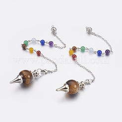 Natural & Synthetic Mixed Stone Sphere Dowsing Pendulums&nbsp;MAK-P009-E
