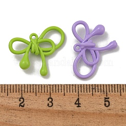 Spray Paint Alloy Pendants&nbsp;PALLOY-F312-34