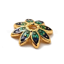 Multi-Petal Alloy Enamel Bead Caps&nbsp;FIND-G029-02G-01
