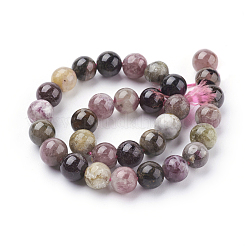 Natural Tourmaline Beads strands&nbsp;X-G-C076-6mm-10