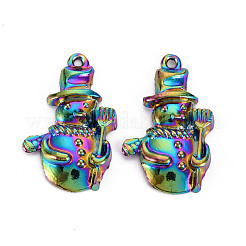 Rainbow Color Alloy Pendants&nbsp;PALLOY-S180-283-NR
