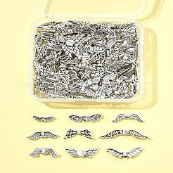 150Pcs 9 Styles Tibetan Style Alloy Beads&nbsp;FIND-FS0003-77