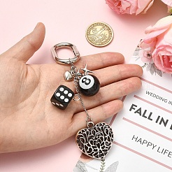 Alloy & Plastic Pendant Decorations&nbsp;HJEW-YW00442