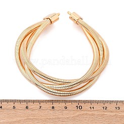 Iron Round Snake Chains&nbsp;BJEW-G741-02KCG