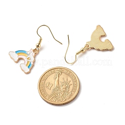 Alloy Enamel Dangle Earrings&nbsp;EJEW-JE04775